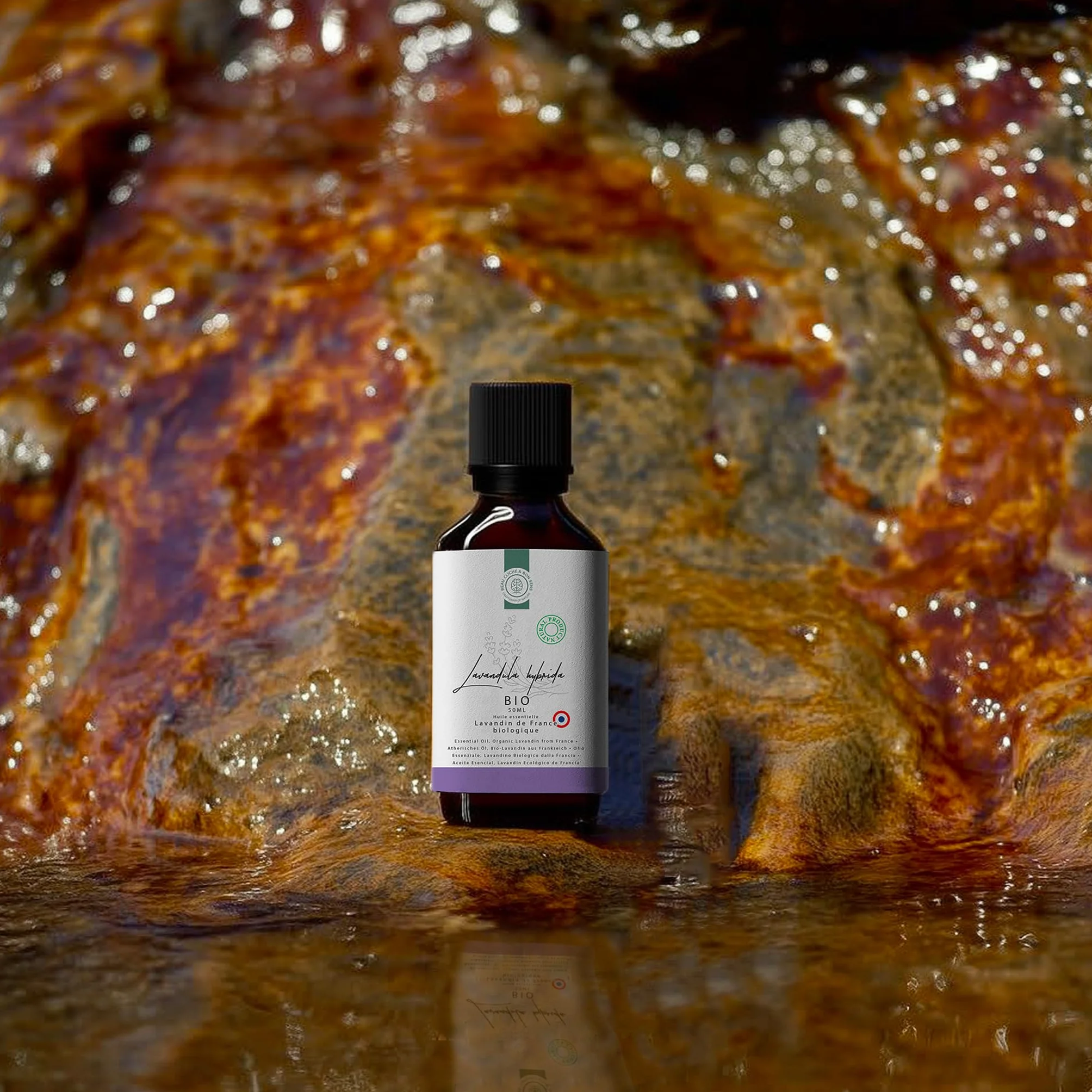 Olio Essenziale di Lavandino BIO 50ml - 100% Puro, Naturale, Biologico - Profumo di Lavanda per Diffusore, Aromaterapia