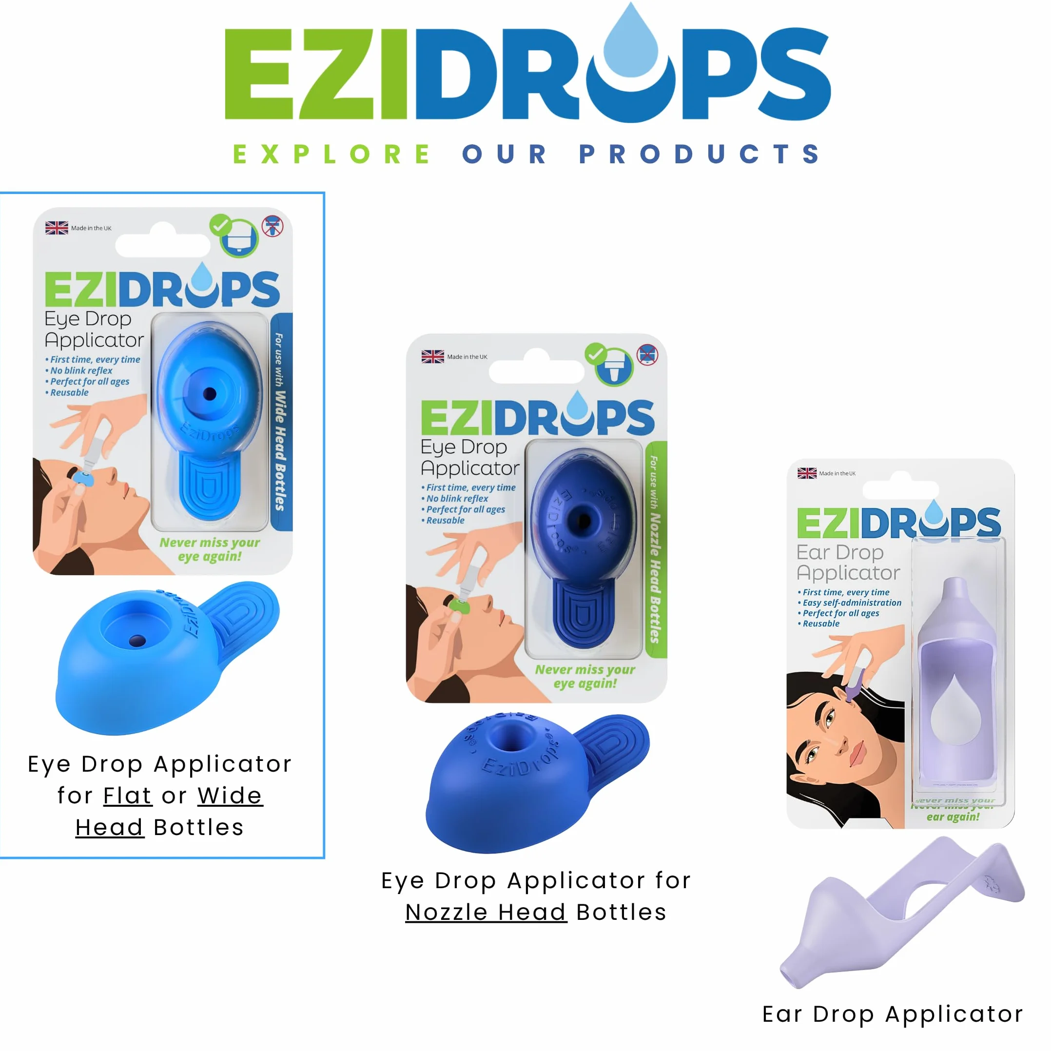 Applicatore per collirio