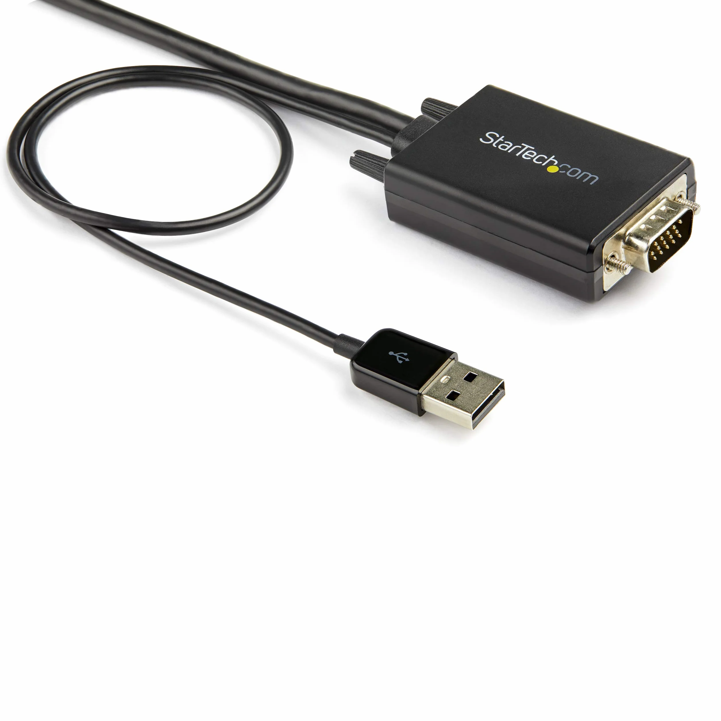 StarTech.com Cavo adattatore da VGA a HDMI da 2 m, Alimentazione via USB, 1080p -Convertitore attivo VGA (M) a HDMI (M) (VGA2HDMM2M)