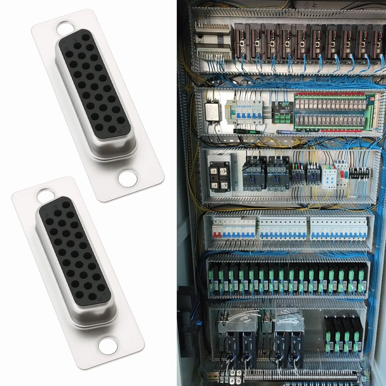 The Lord of the Tools 5Pcs 26Pin Connettore DB26 Tre Fila Femmina Porta Seriale Presa per Unità di Controllo Automatico Registratore di Cassa
