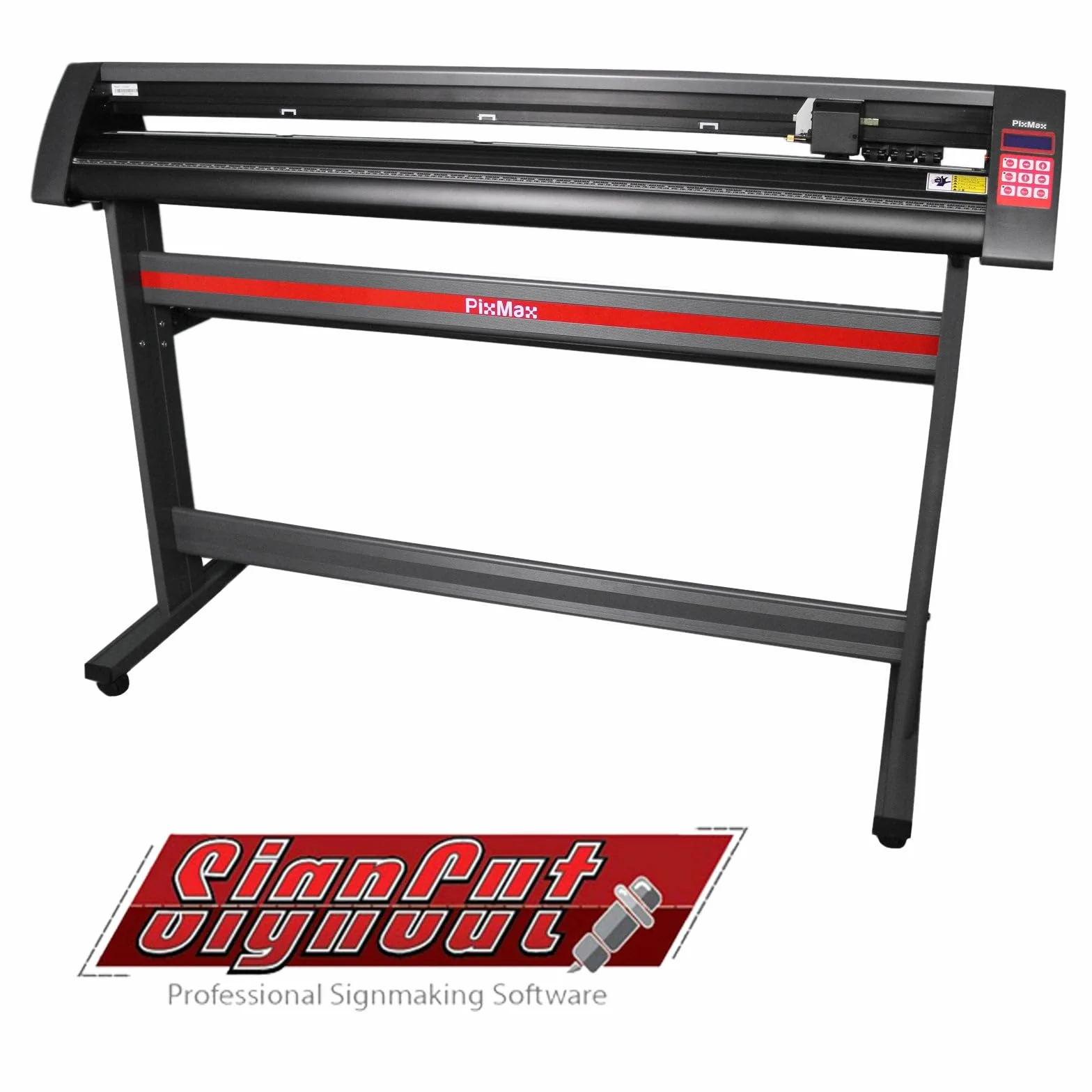 PixMax - Plotter per Taglio Vinile Extra-Large 151cm con Software SignCut Pro per Disegni su Automobili, Van, Furgoni, Insegne e Loghi