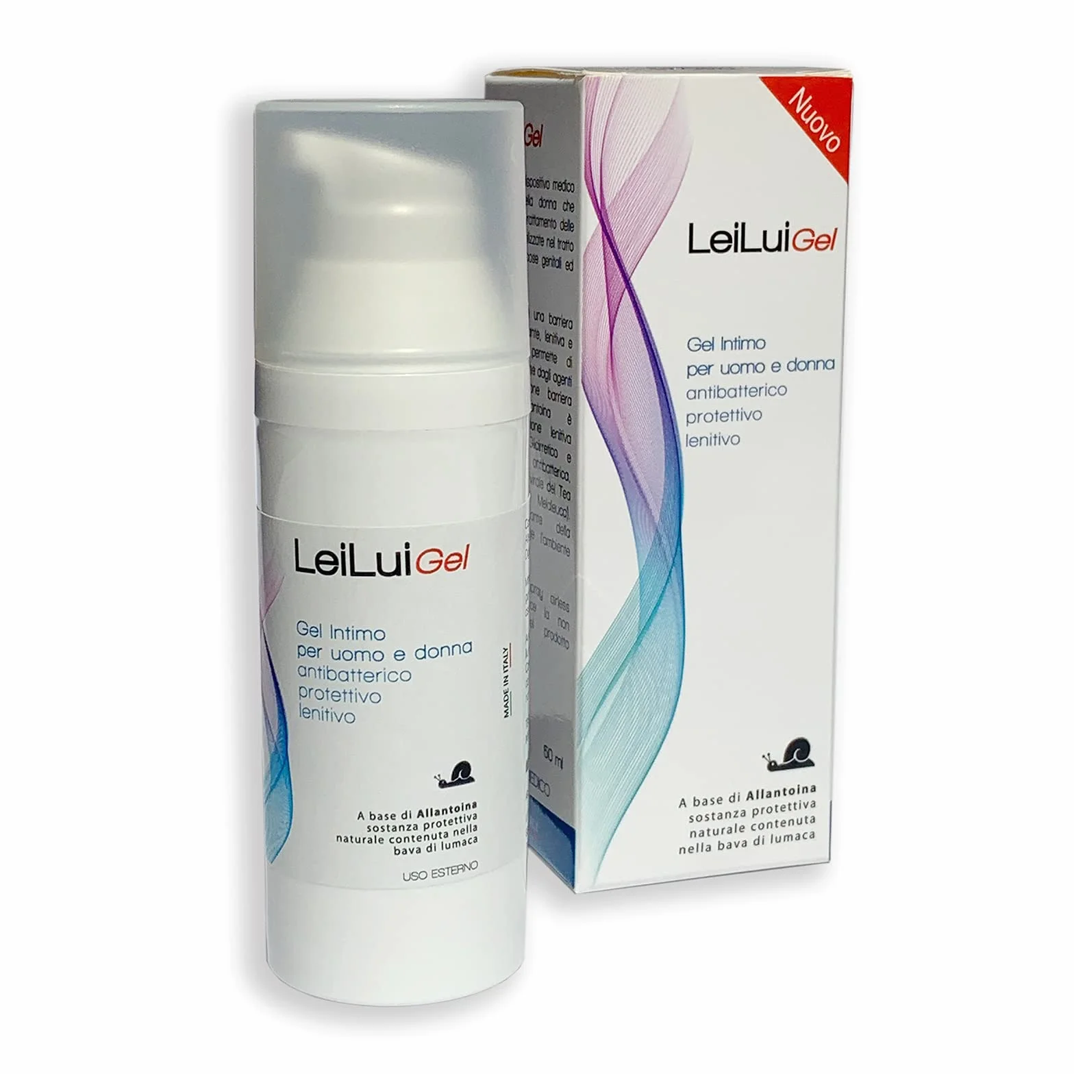 LeiLuiGel Gel anti candida disinfettante antibatterico 50 ml - Gel per candidosi, prurito intimo, secchezza vaginale, ragadi anali