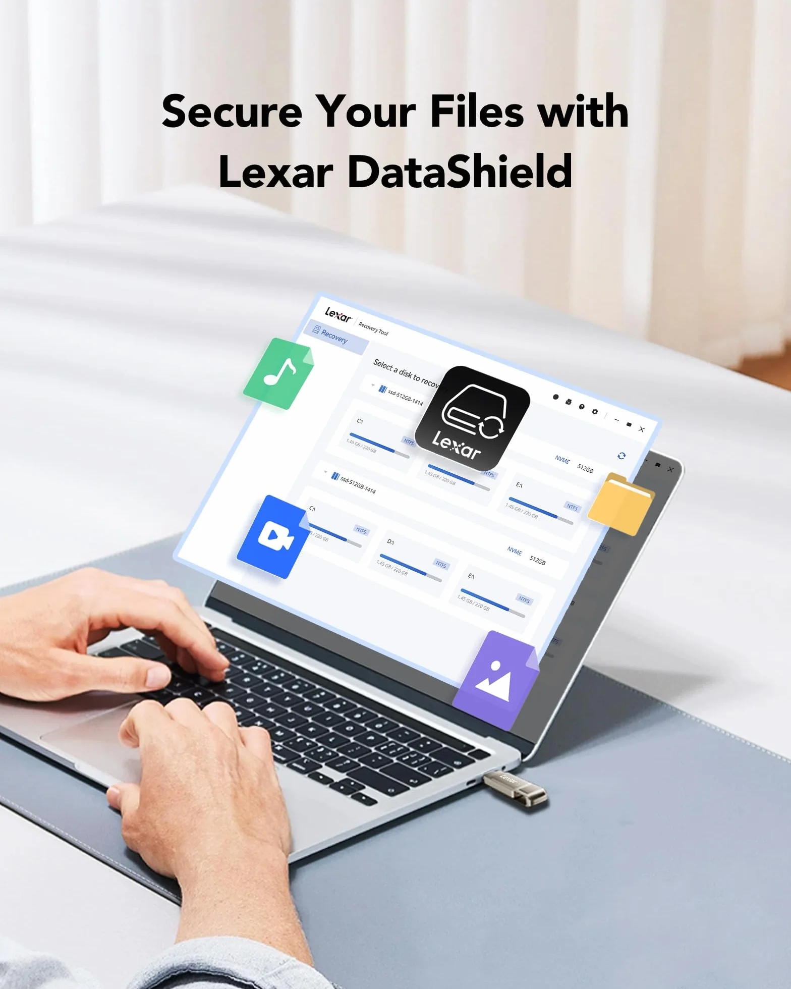 Lexar D40E 64 GB Dual Drive USB 3.2 Gen 1 Type-C Jump Drive, unità flash USB-C in metallo, design girevole, Champagne Argento