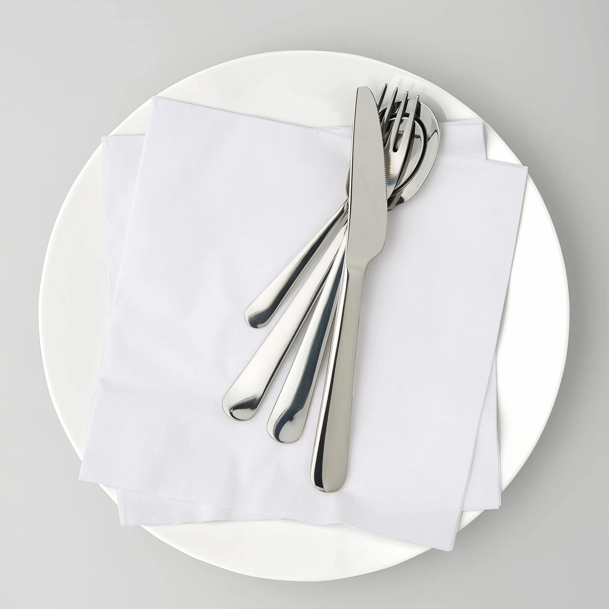 Ikea Fantastik Tovaglioli di carta 40x40 cm 100 pezzi bianchi
