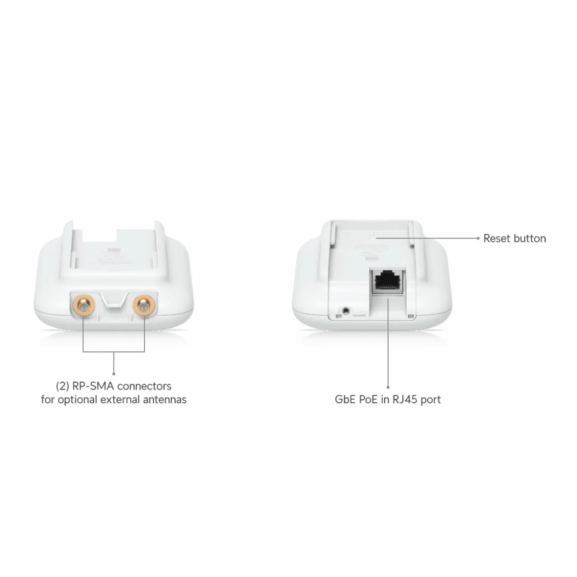 Ubiquiti UK-Ultra UniFi Access Point WiFi 5 Indoor/Outdoor Dual-Band 2.4/5 GHz, Antenne Ibride, IPX6, PoE, Bianco