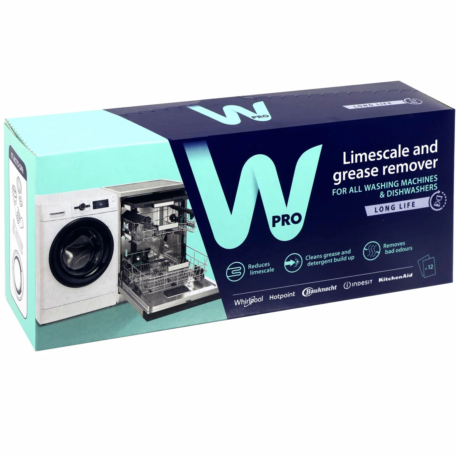 Hotpoint Disincrostante anti-calcare lavatrice lavastoviglie 12 bustine 50 g