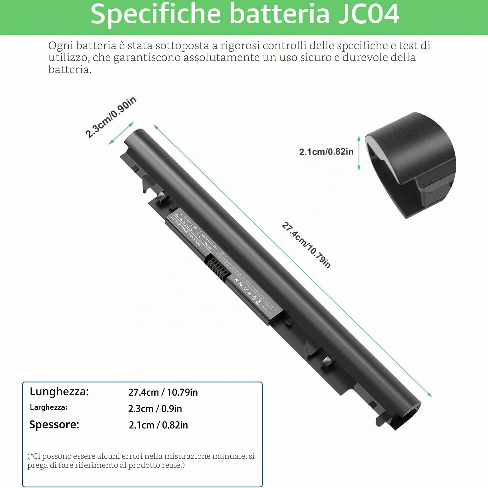 JC03 JC04 - Batteria di ricambio per computer portatile HP 919700-850 919701-850 15-bs0xx 17-bs0xxx 15-bs1xx 15-bw0xx 17-ak0xx 17-bs020nr 17-bs15-bs15 3 cl 17 bs 15-bw Series Pavilion 250 G6 255 G6
