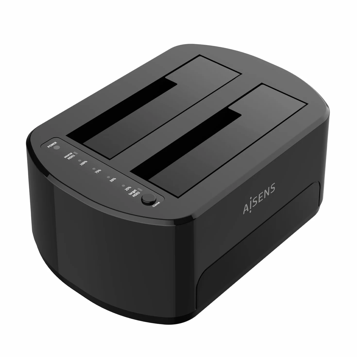 AISENS ASDS-D03B Docking station doppia Bahia SATA 2.5/3.5 USB 3.0 Clone Nero