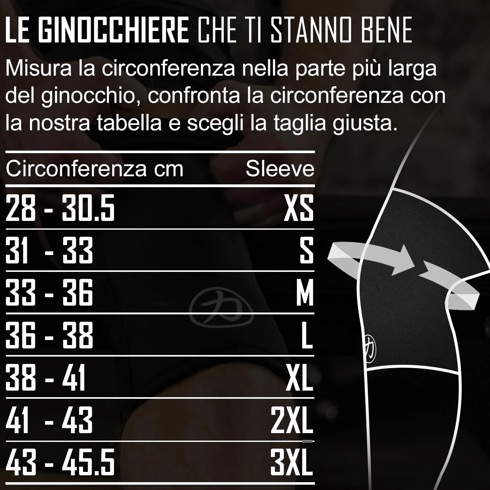 Ginocchiere Powerlifting Neoprene 7 mm L Nero IPF Approved