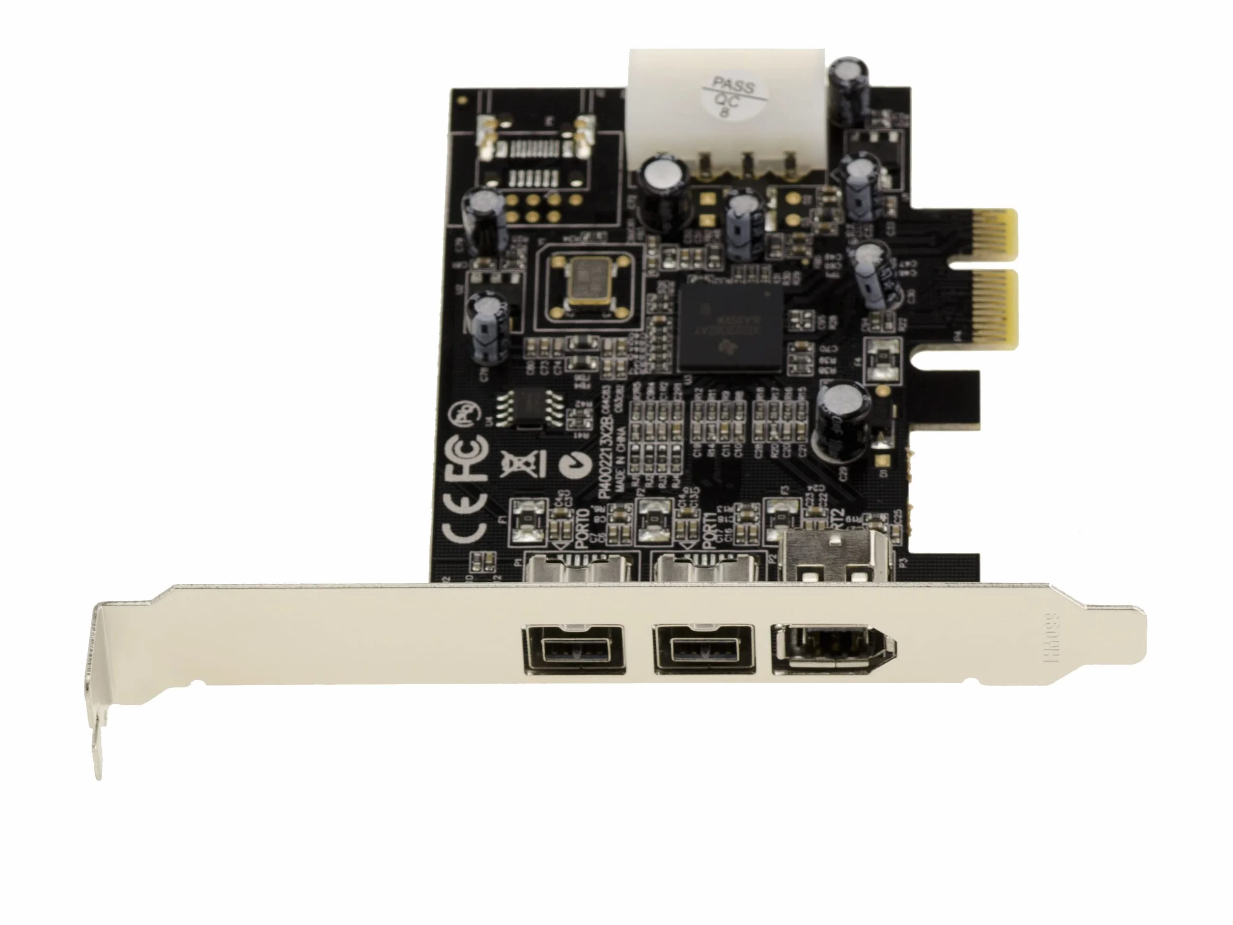 KALEA-INFORMATIQUE Scheda controller PCI Express PCIe x1 Firewire 800 e 400 IEEE1394A e IEEE1394B 2+1 Output con chipset TI XIO2213BZAY