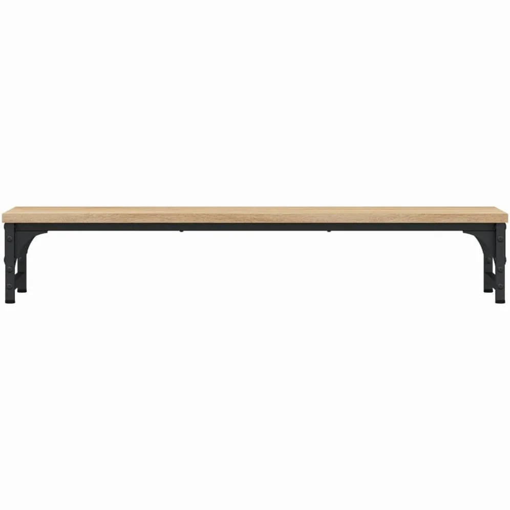 vidaXL Supporto Monitor Rovere Sonoma 85x23x15,5 cm Legno Multistrato