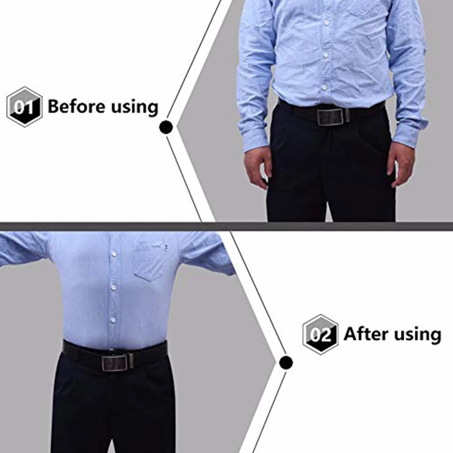 Military Adjustable Elastic Garter Shirt Stays Sock Non-slip Clamps