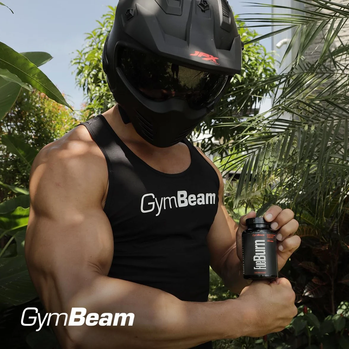GymBeam FueBurn Bruciagrassi Termogenico Integratore Dimagrante con Tè Verde, Caffeina e Sinefrina, 60 Capsule