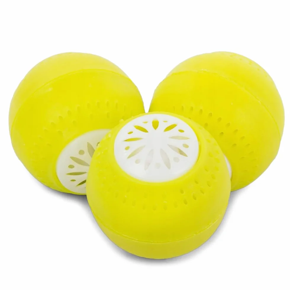 TRIS Palline Assorbi Odori Frigorifero Armadio Bagno Set 3 Pezzi 5 cm Elimina Umidità Odore
