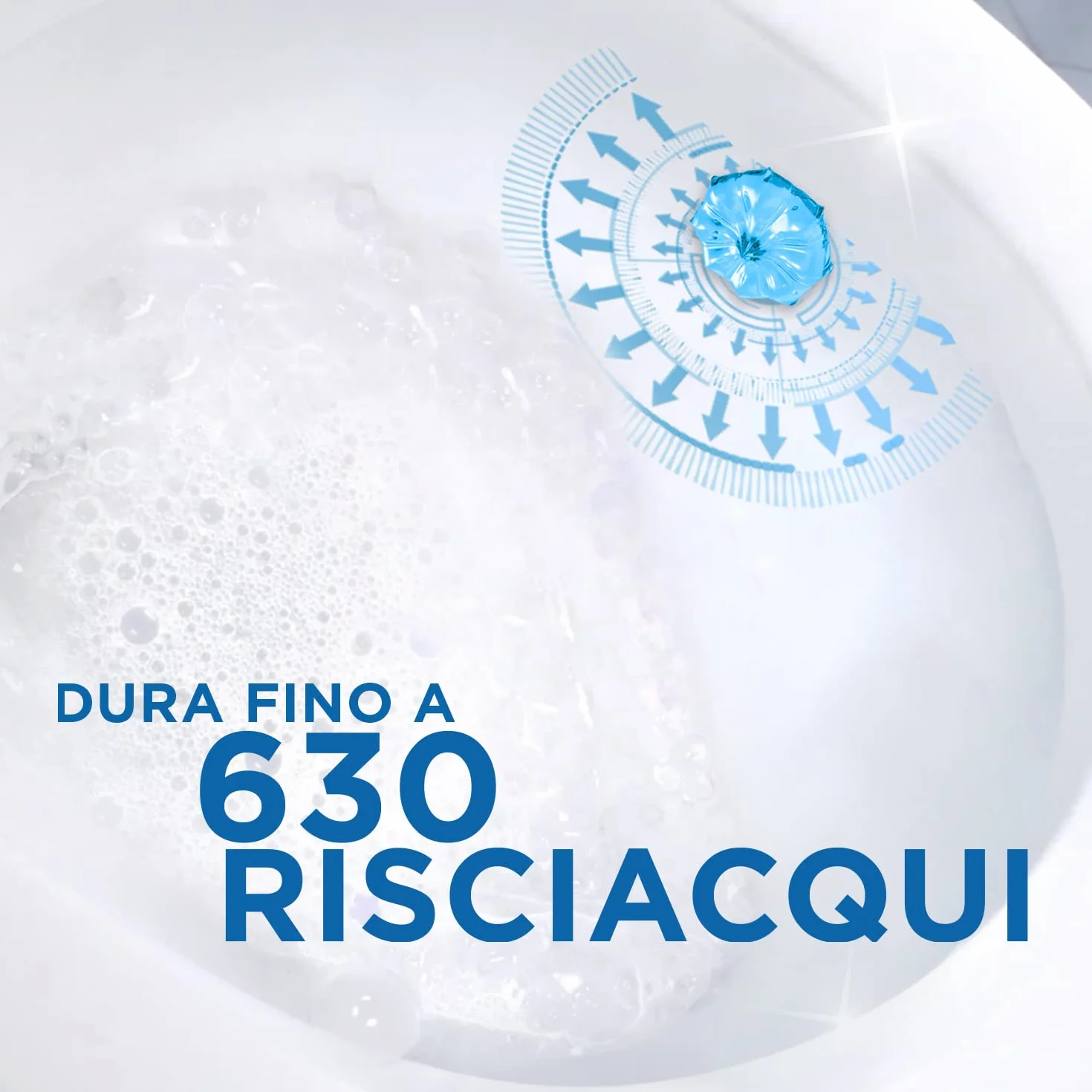 Duck Fresh Discs Detergente Bagno con Applicatore Dischi Gel Igienizzanti WC Profumo Brezza Marina 18 Dischetti Gel