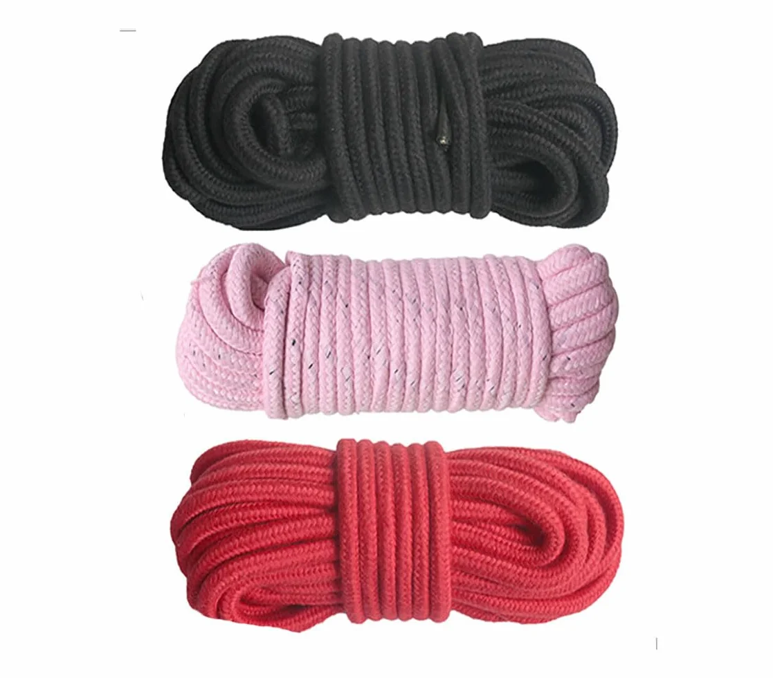 Corde di raso 10 m Set 3 pezzi per legare e posare camera da letto casa esterno