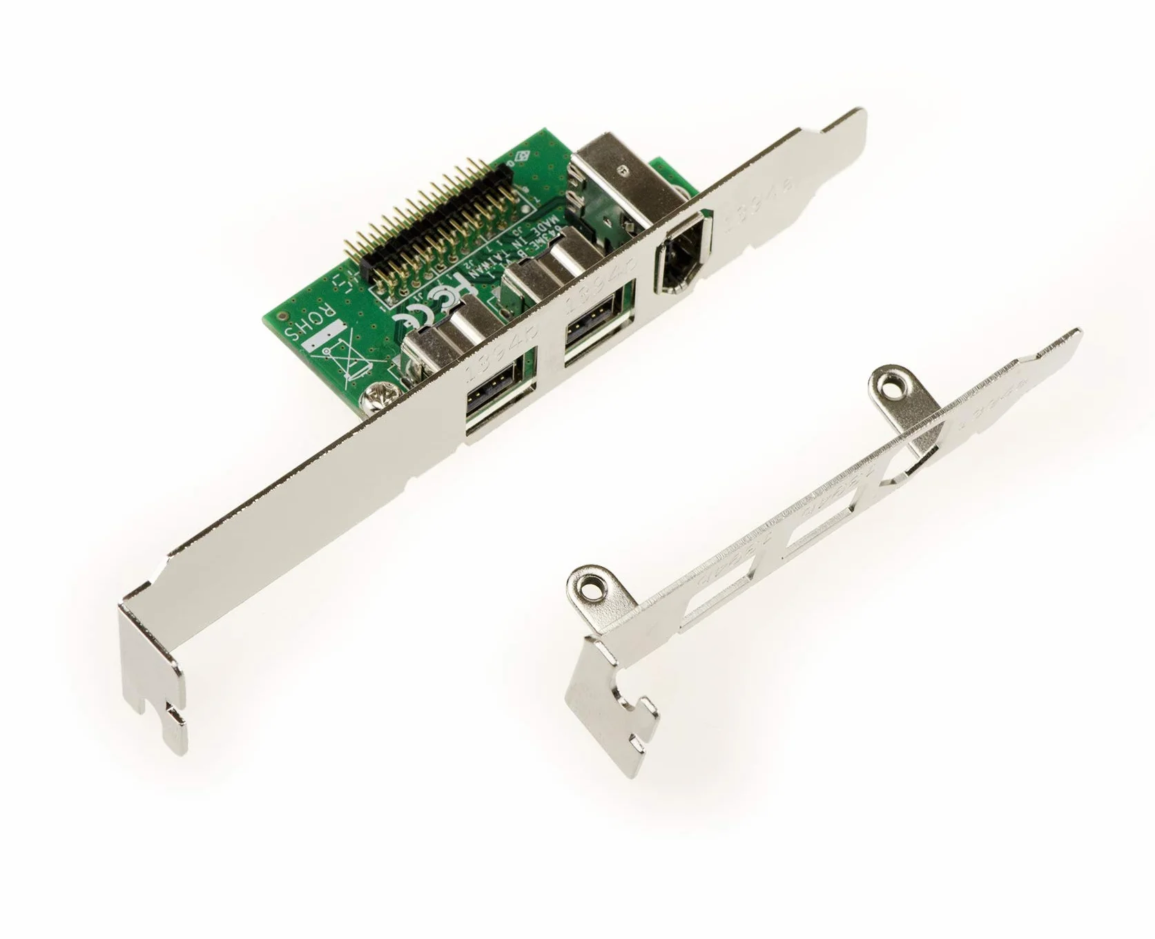 KALEA-INFORMATIQUE Scheda controller Mini PCIe Firewire 800 e 400 IEEE1394A e IEEE1394B su porta mPCIe con 2+1 uscite e chipset TI