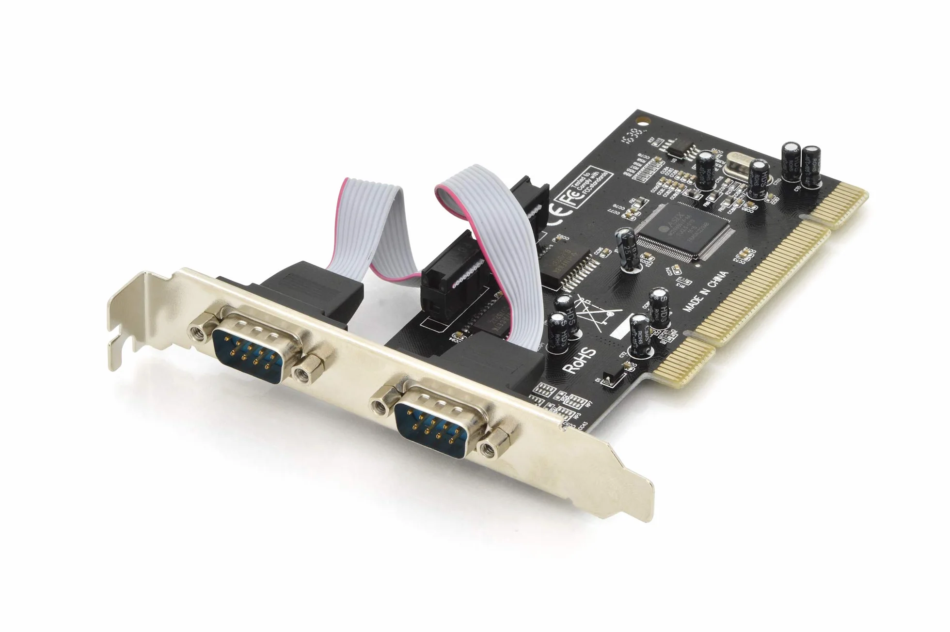 Digitus 60072 Scheda Aggiuntiva Interfaccia Seriale PCI 9 Poli Maschio 2 Porte