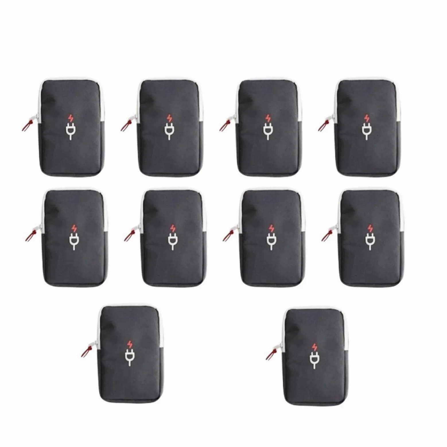 Borsa Per Cavi Custodia for il trasporto di accessori elettronici digitali portatili for gadget da viaggio, custodia for power bank USB per Accessori Tecnologici(40727-2-10pcs)