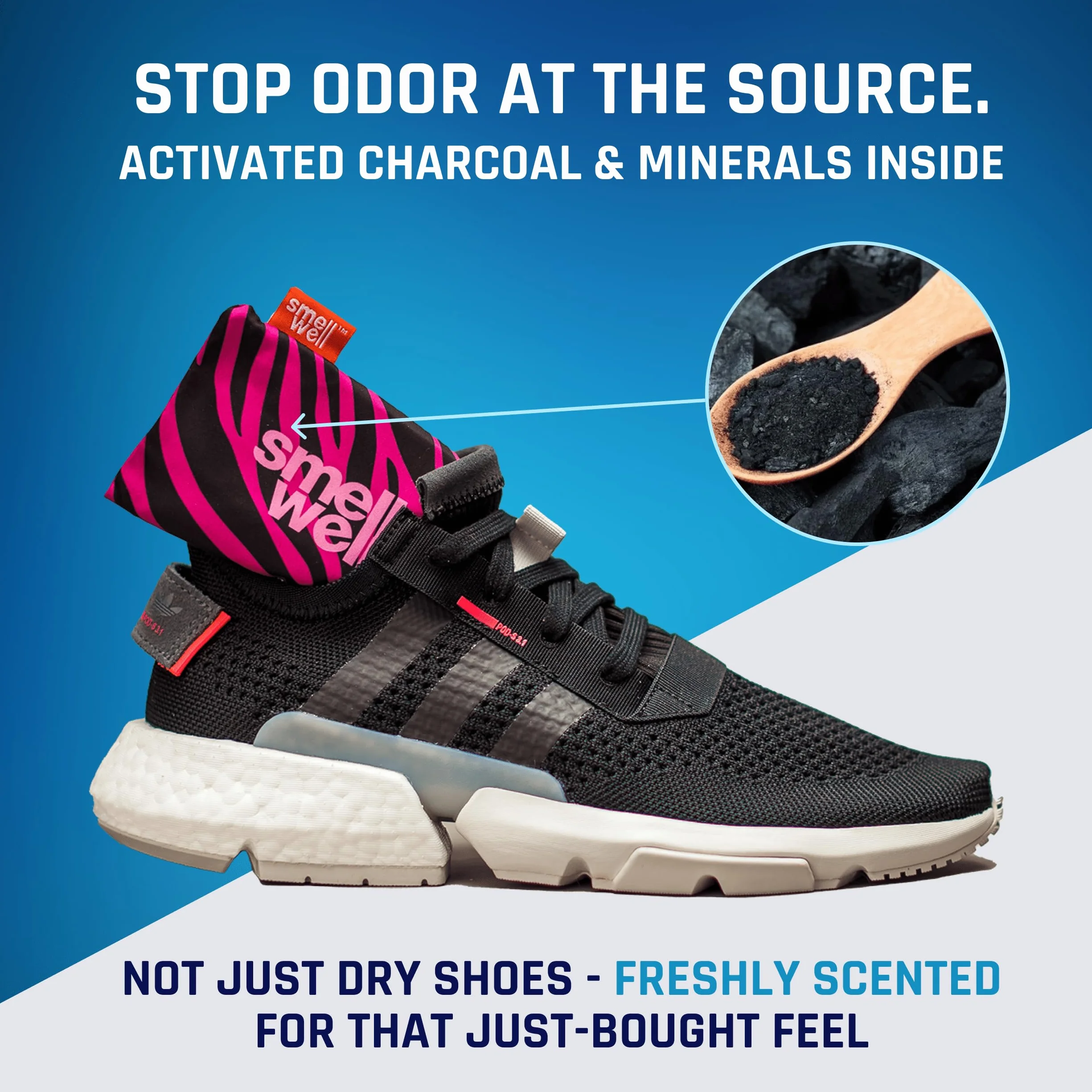 SMELLWELL Deodorante Active per Scarpe e Attrezzatura