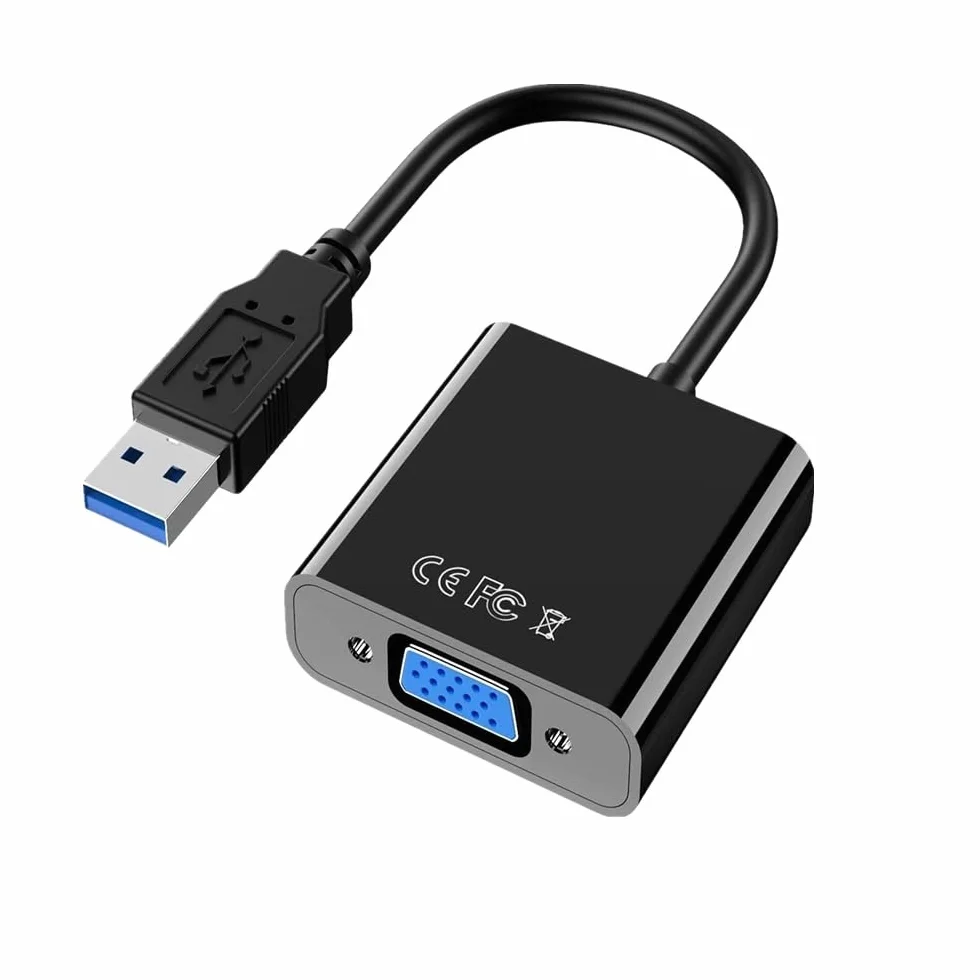 Adattatore USB a VGA 1080P Full HD USB 3.0 Convertitore video per Windows