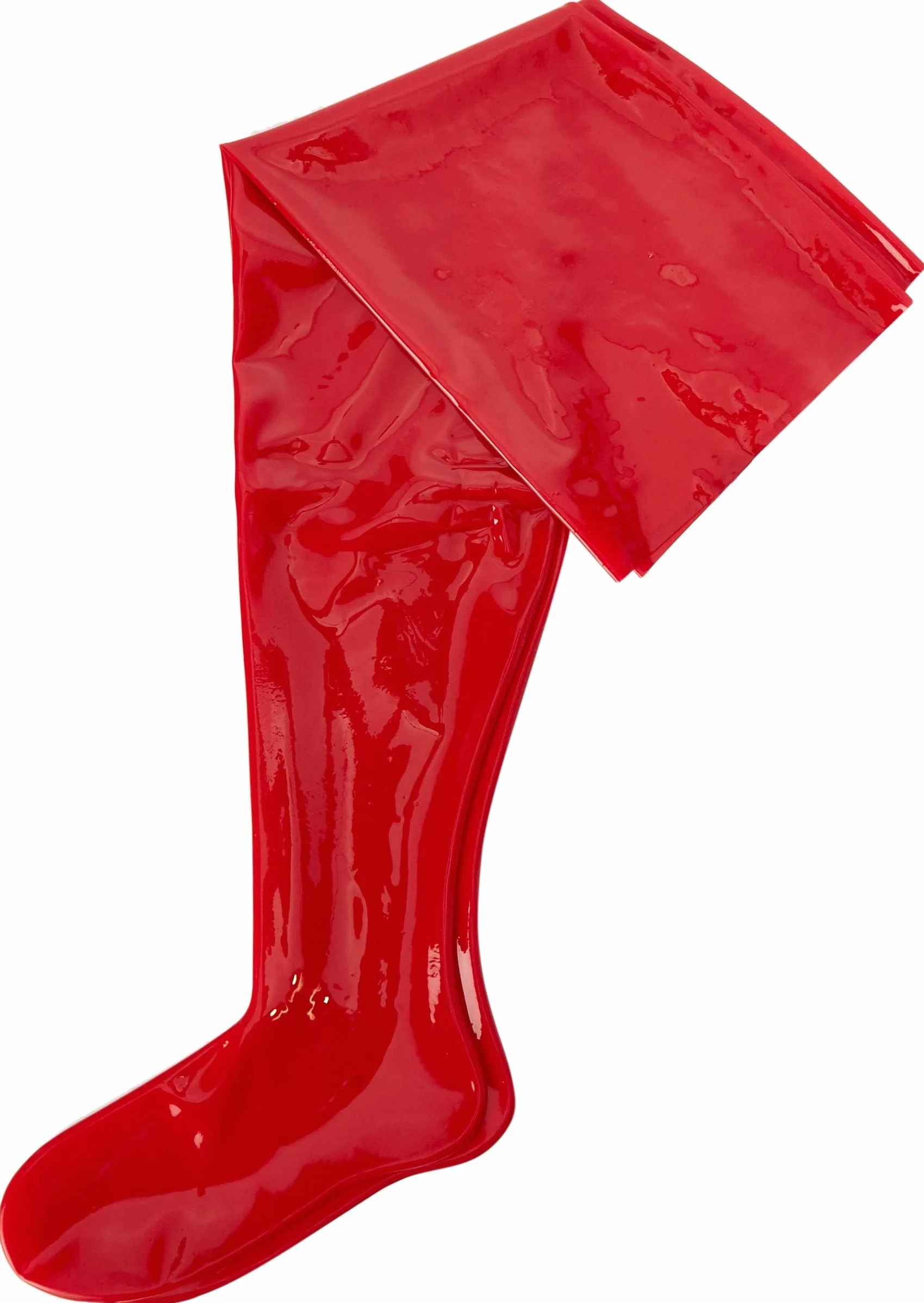 Calze di lattice Late X S/M Rosso
