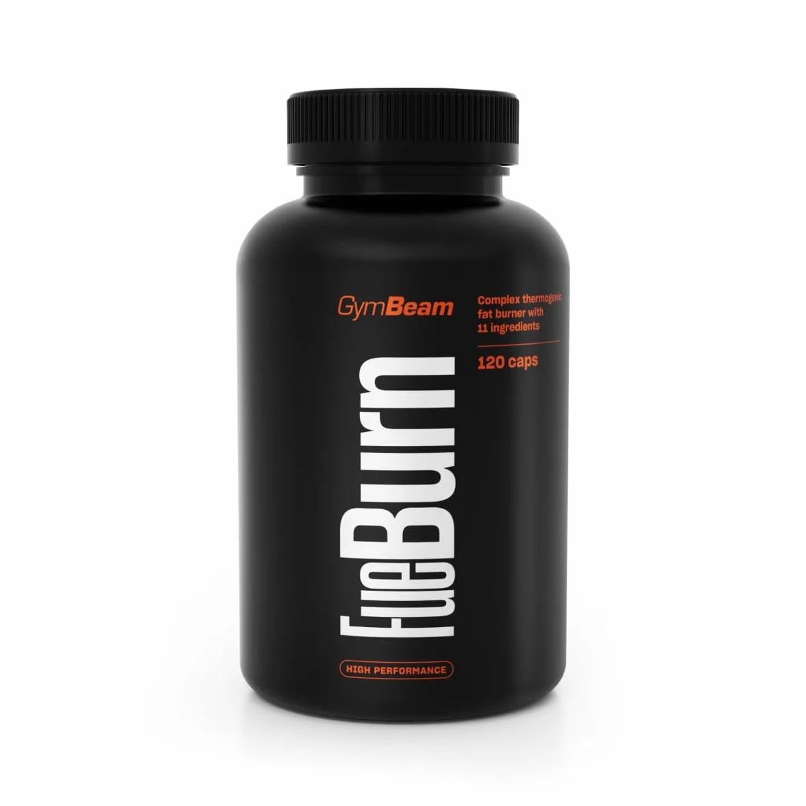 GymBeam FueBurn Bruciagrassi Termogenico Integratore Dimagrante con Tè Verde, Caffeina e Sinefrina, 60 Capsule