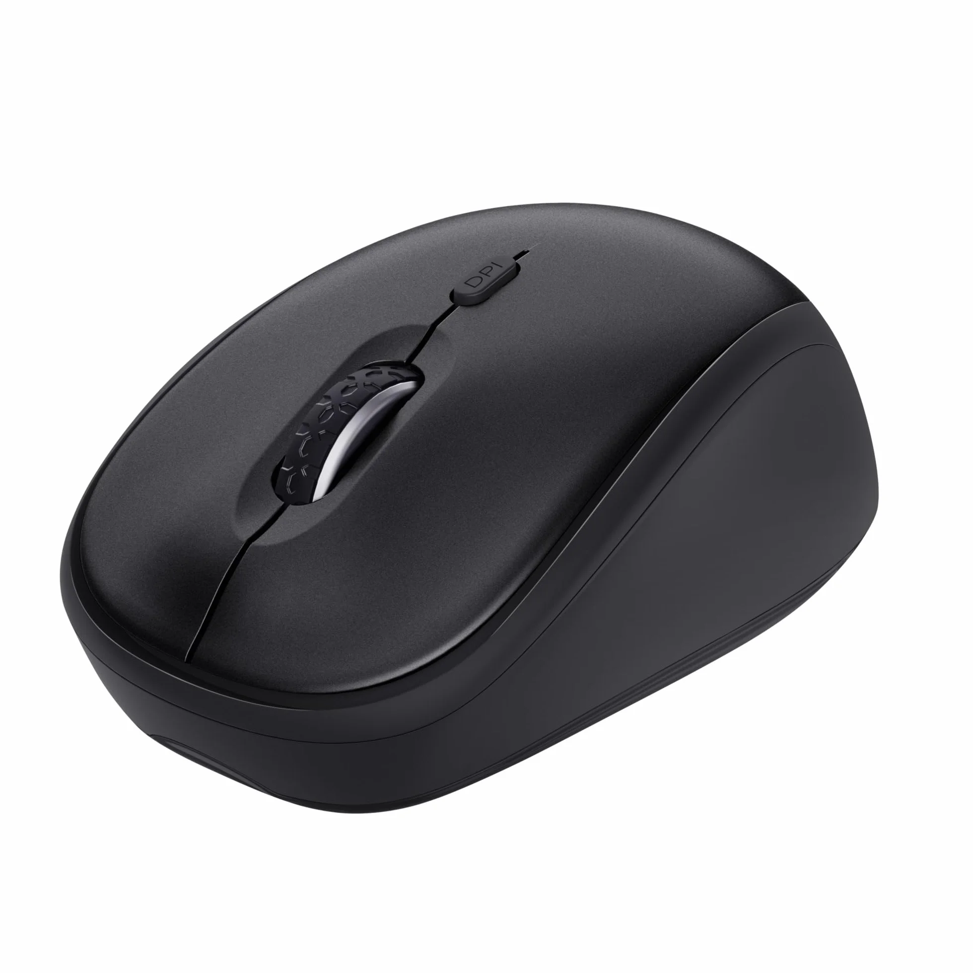 Trust Ymo II Set Tastiera e Mouse Wireless Silenziosi Italiano QWERTY, Tasti a Profilo Ribassato, Resistente agli Sversamenti, Unico Ricevitore USB, Nero
