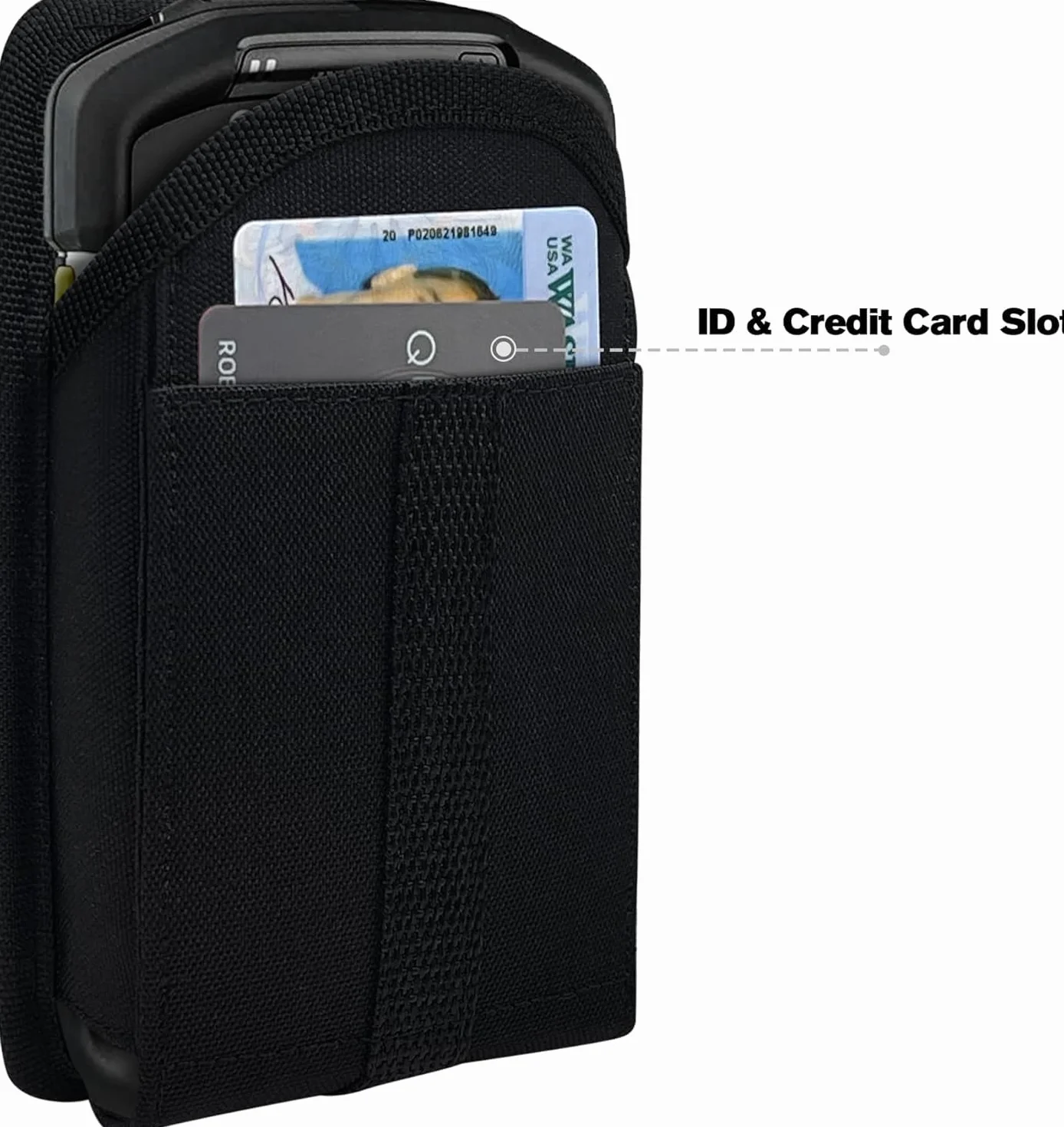 Custodia per scanner Zebra TC77, TC70, TC70x, TC75, TC75x, M60, MC67, Honeywell, CN75 con clip cintura metallo