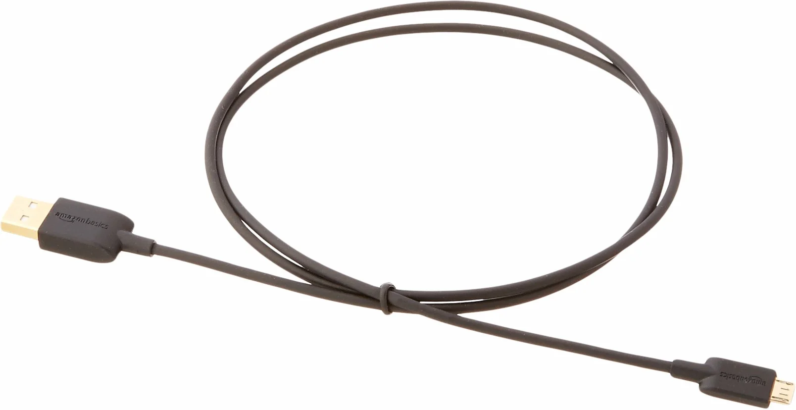 Amazon Basics Cavo USB 2.0 da USB-A maschio a Micro USB (Confezione singola), 0.9 m, Nero