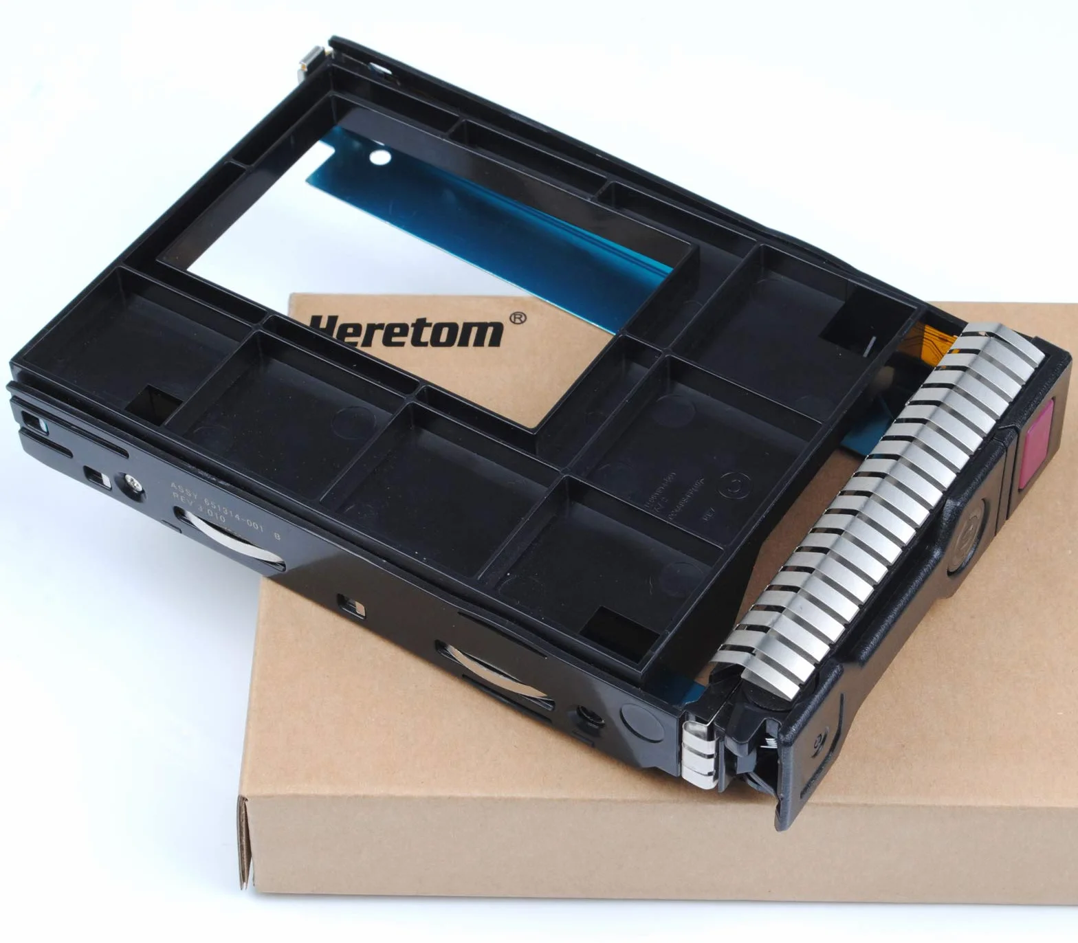 651314-001 651320-001 Carrello da 3,5" Caddy Tray Vassoio con 661914-001 Convertitore Adattatore per staffa SSD SAS da 2,5" a 3,5" per HP G8 G9 Server