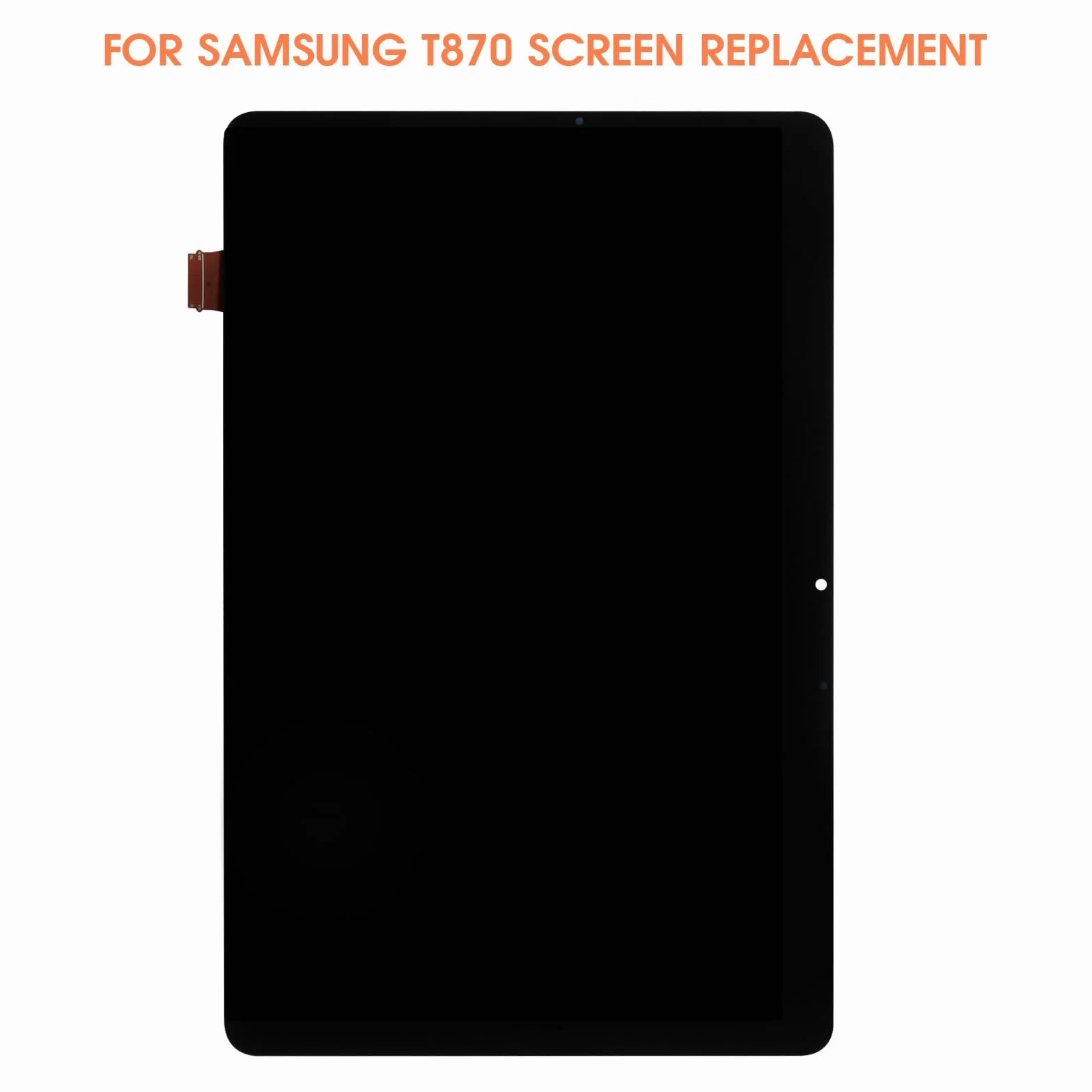 Schermo LCD per Galaxy Tab S7 LCD Display per Samsung Tab S7 SM-T870 SM-T875 SM-T876B 11 Pollici Schermo di Ricambio Digitizer Touchscreen Assembly con Kit Riparazione (Nero, Senza Impronte)
