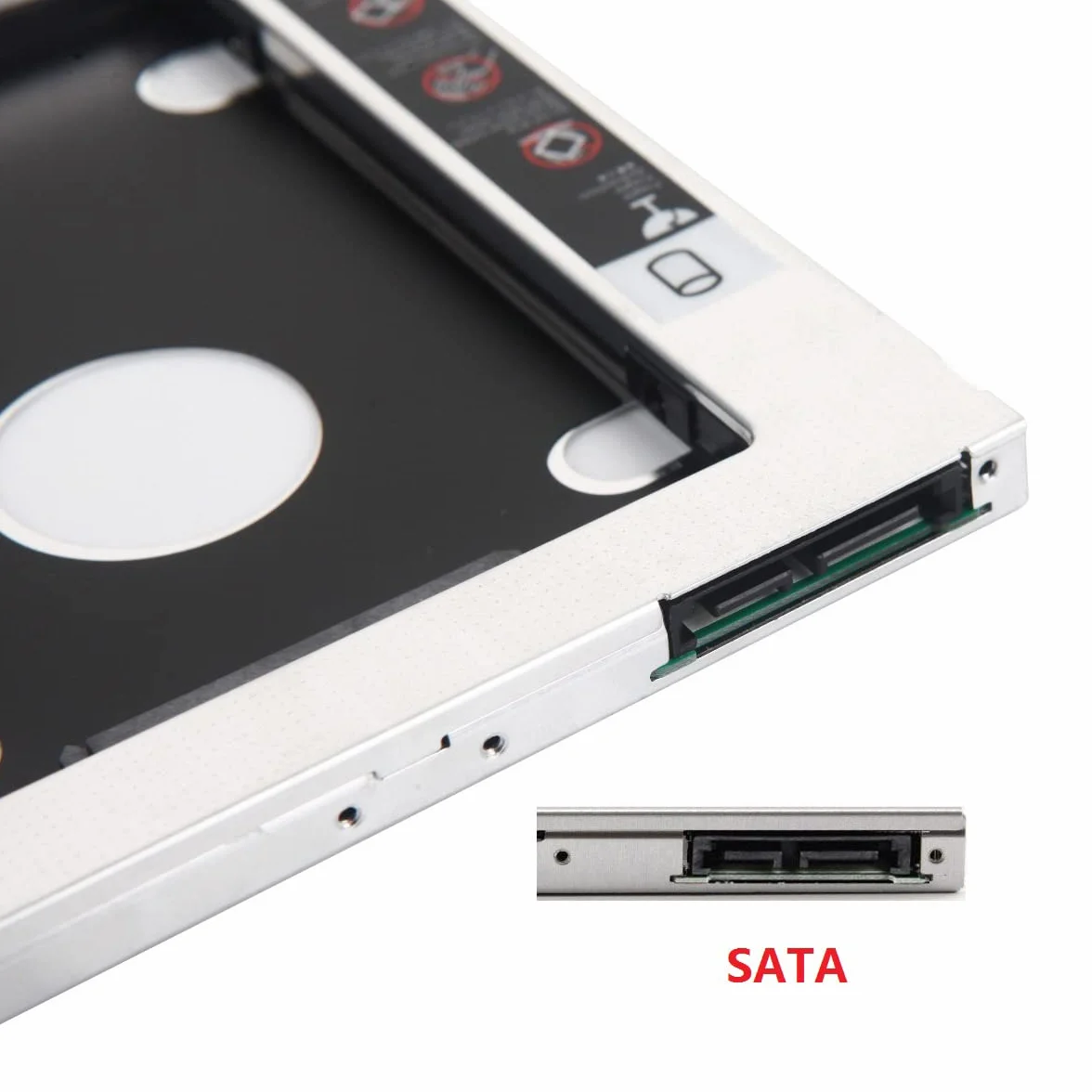 2 nd SATA HDD SSD hard drive DVD CD Rom ottico SuperDrive Caddy adattatore vassoio per Unibody Macbook/MacBook Pro 13 15 17 precoce Mid late 2008 2009 2010 2011 2012