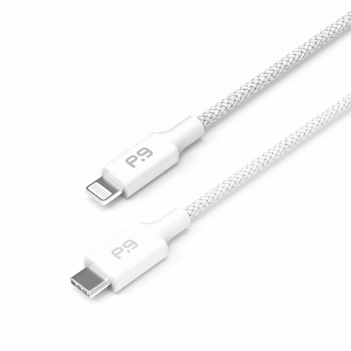 PureGear Cavo intrecciato da USB C a Lightning, certificato Apple MFi, cavo di ricarica e sincronizzazione dati, supporto alimentazione e caricabatterie di tipo C per iPhone 14, 14 Pro, 14 Pro Max, 13