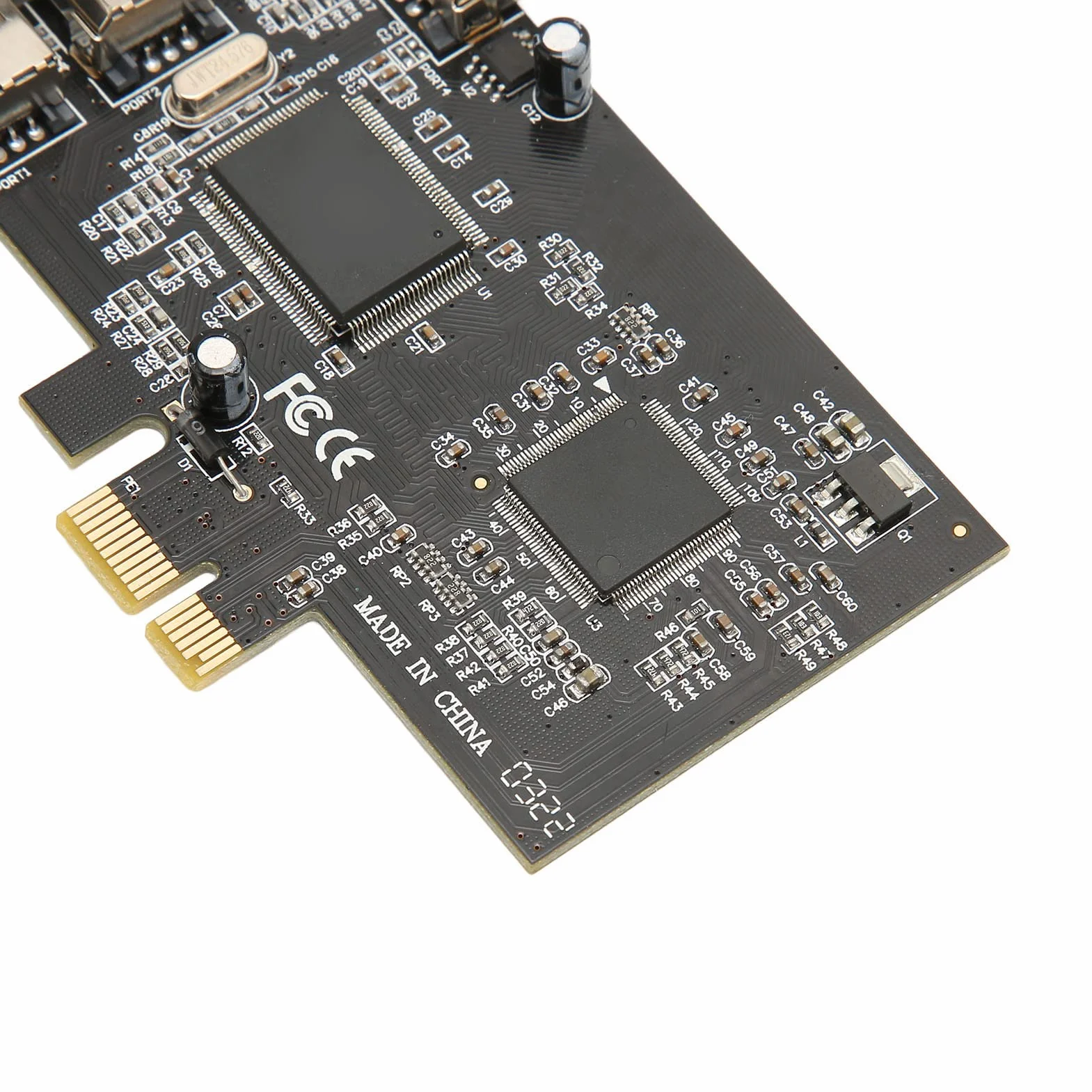 Bewinner Scheda PCIe Firewire per 10, Scheda Controller PCI E Firewire 4 Porte con Staffa a Basso Profilo e Cavo per PC Desktop e Connessione DV
