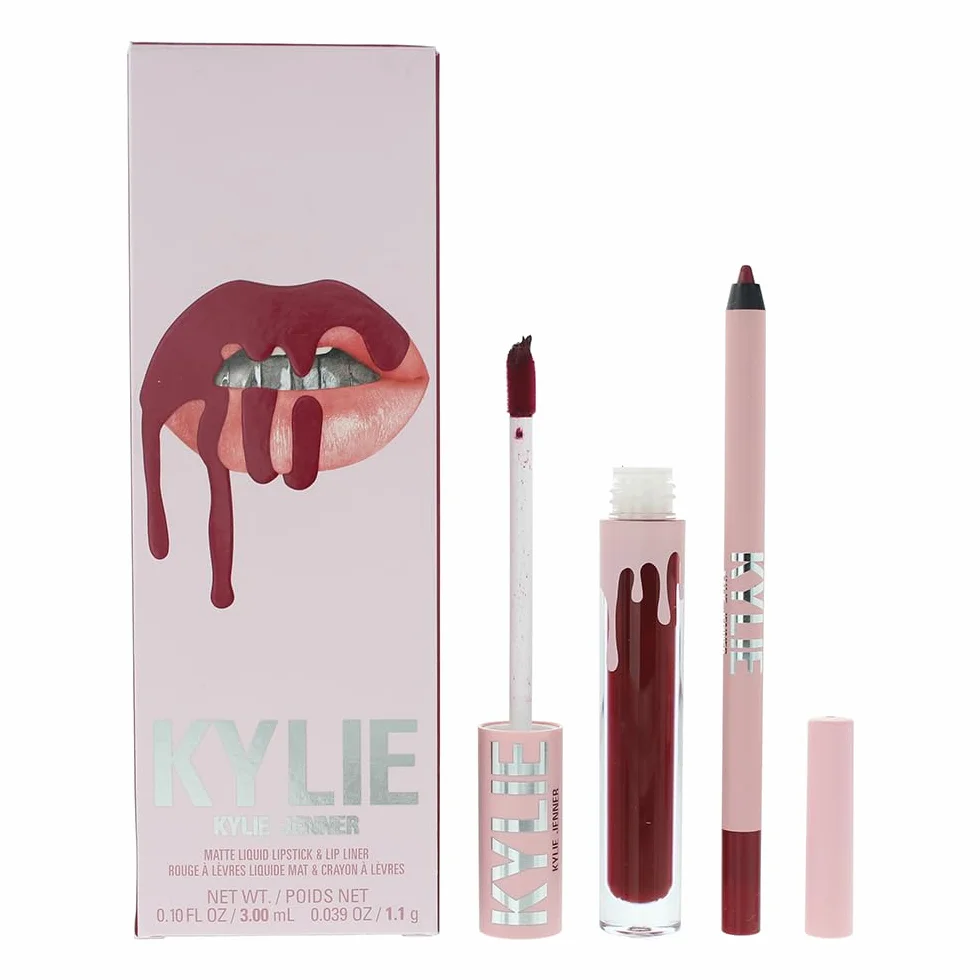 Kylie Cosmetics Matte Lip Kit 3Ml Liquid Lipstick 1.1G Lip Liner Bite Me