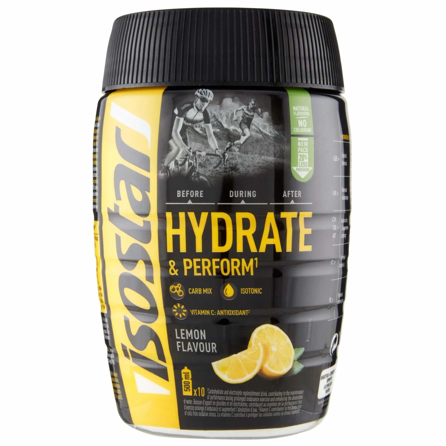 ISOSTAD HYDRATE & PERFORM LIMONE, Preparato in polvere per bevanda isotonica, 400 g