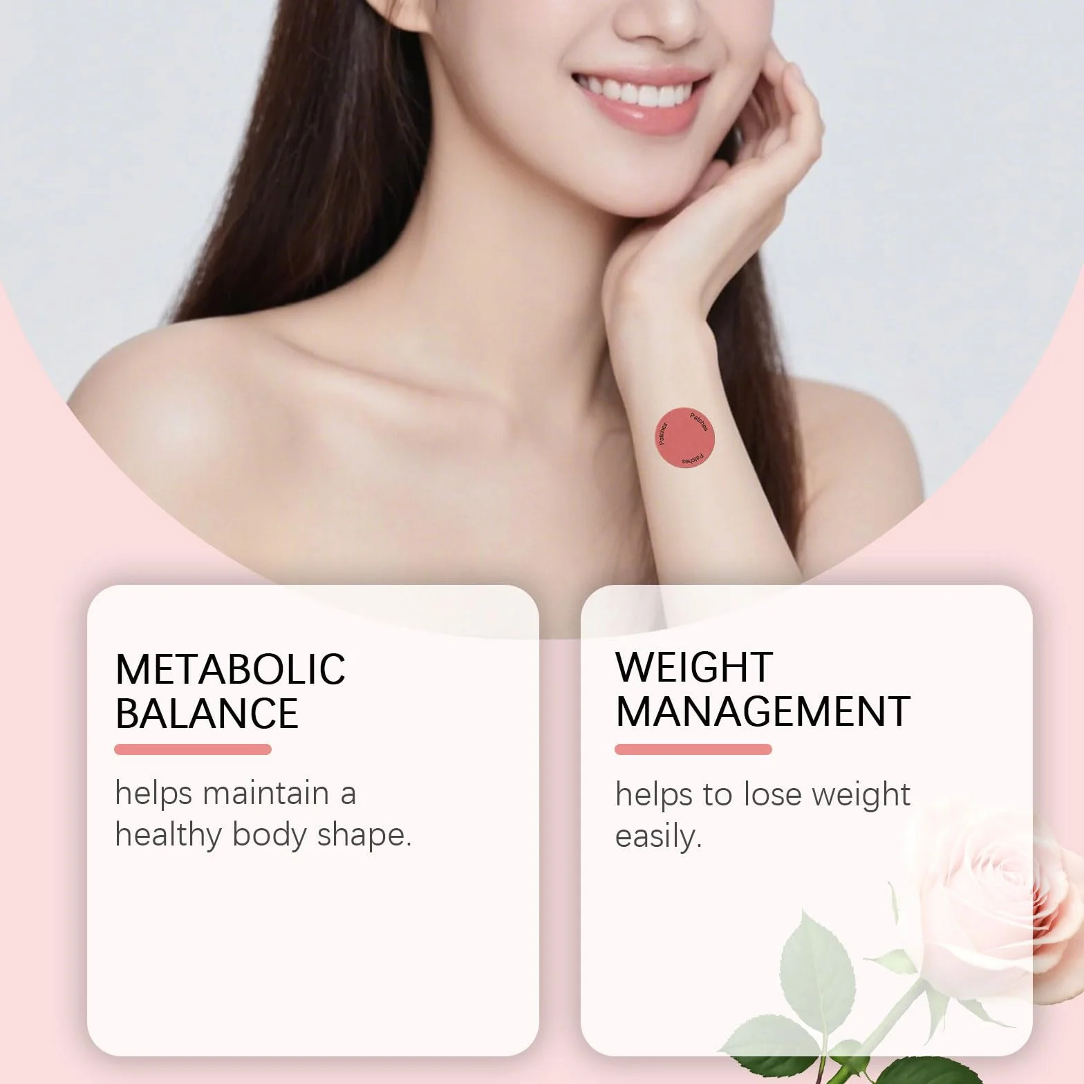 Cerotti Dimagranti Metabalance Patch, 90 Pezzi, Slimming Patch per Dimagrire, Ingredienti Naturali