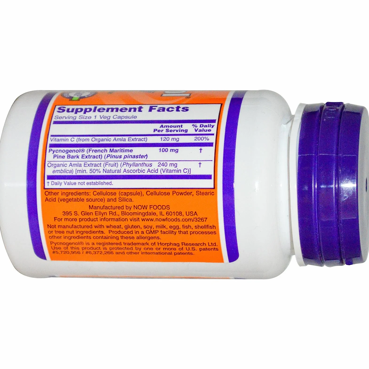 NOW Foods Pycnogenol 100mg 60 vcaps
