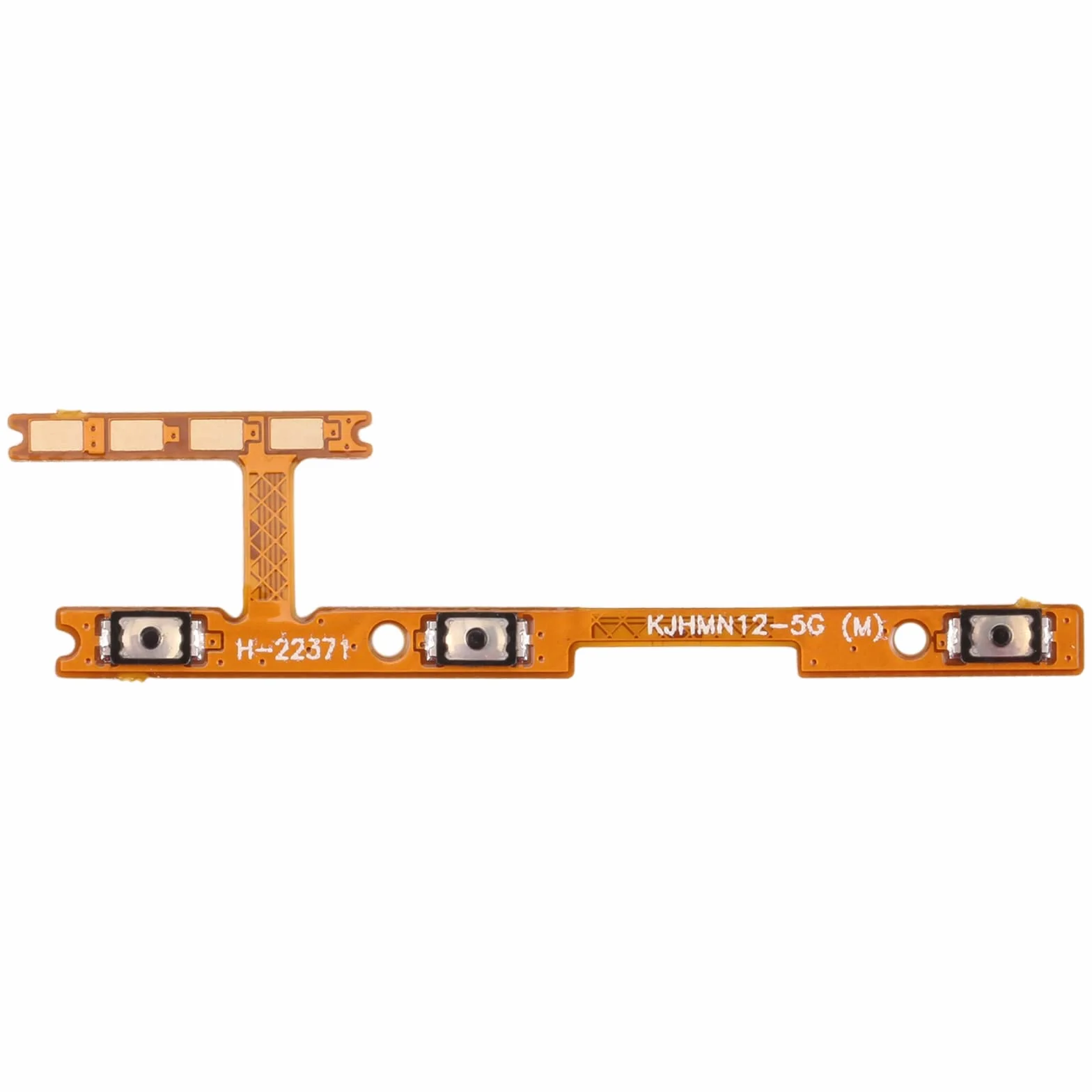 Generico Ricambio compatibile con Xiaomi Redmi Note 12 5G (NON per 4G) flat flex circuito interno switch key pulsante accensione tasto power on off volume controllo tasti laterali