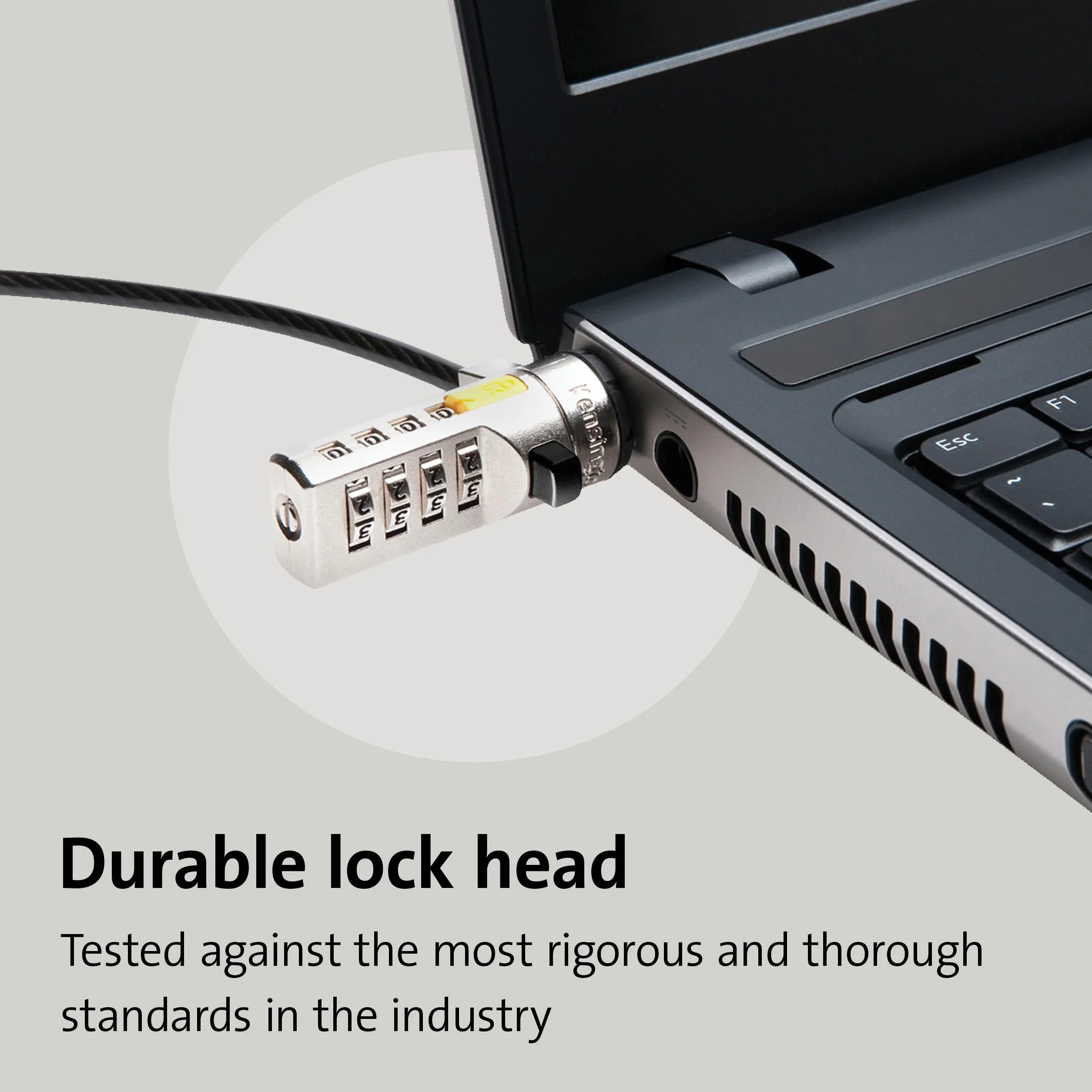 Kensington Cavo di sicurezza con combinazione per computer portatili e altri dispositivi (K64673AM)