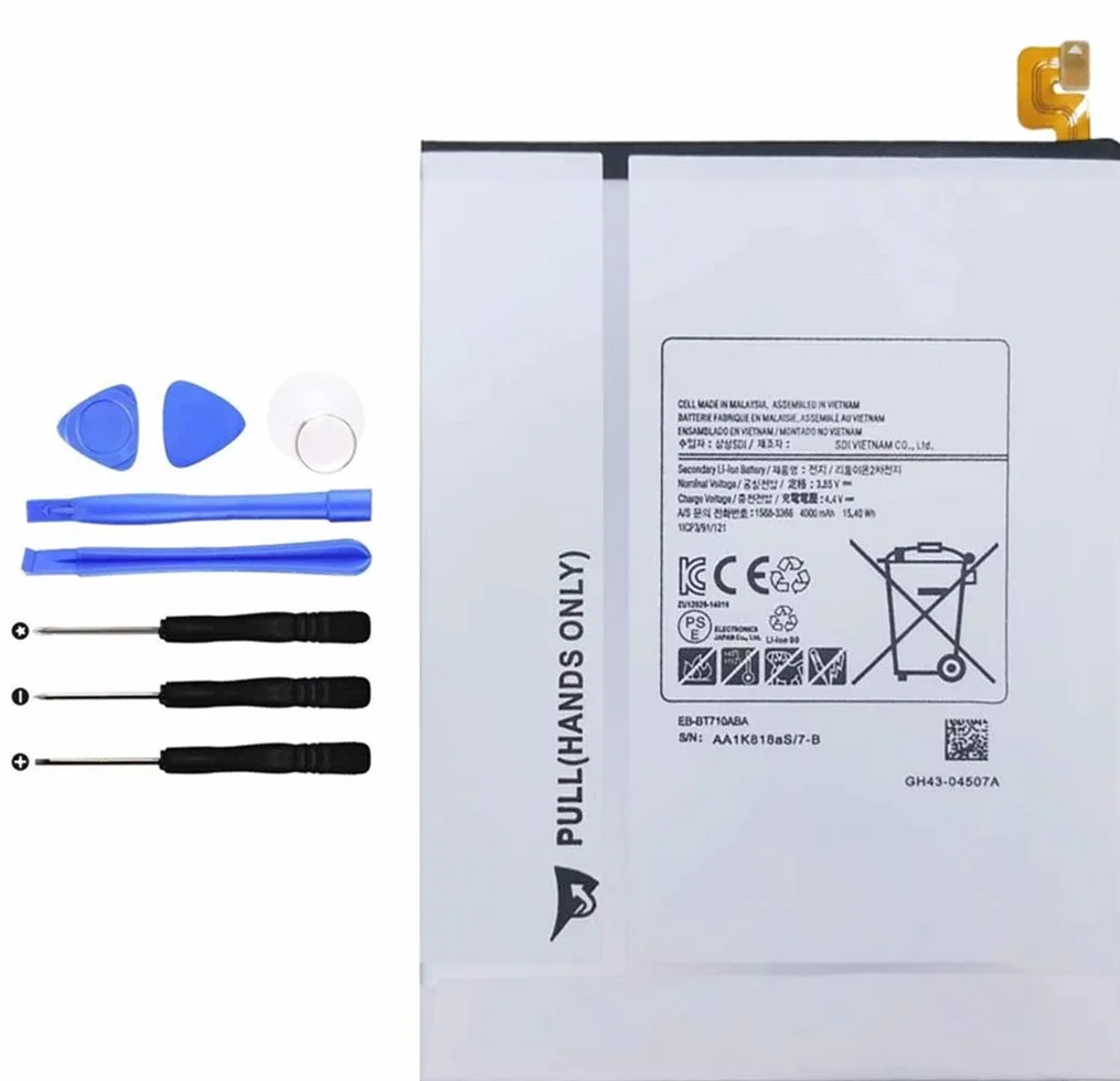 EB-BT710ABE Tablet Batteria per Samsung Galaxy Tab S2 8.0 Inch LTE-A SM-T710 SM-T713 SM-T715 SM-T715C SM-T715N0 SM-T715Y SM-T719 SM-T719C Series EB-BT710ABA EB-BT710ABC 3.85V 15.4Wh