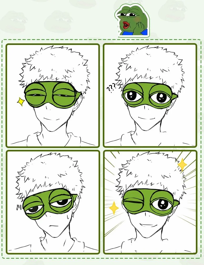 Mascherina per Dormire Fluff Divertente Cartone Animato Rana Copricapo Maschera di Viaggio del Sonno (Verde)
