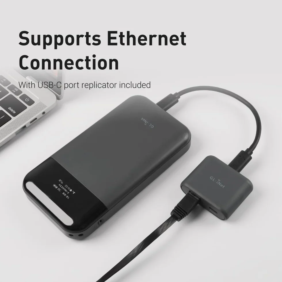 GL.iNet GL-E750V2 MUDI Hotspot Wi-Fi 4G LTE portatile 7000mAh OpenWrt versione globale
