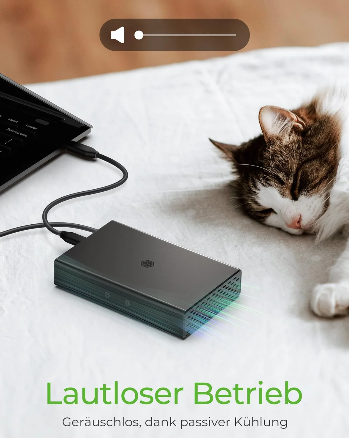 ICY BOX RAID IB-RD2253-C31 Alloggiamento per SSD e HDD 2,5 pollici USB 3.1 Gen2 10 Gbps Alluminio Nero