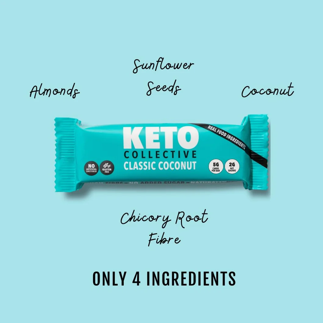 Keto Collective Barrette Cheto Cocco 15x40g Low Carb