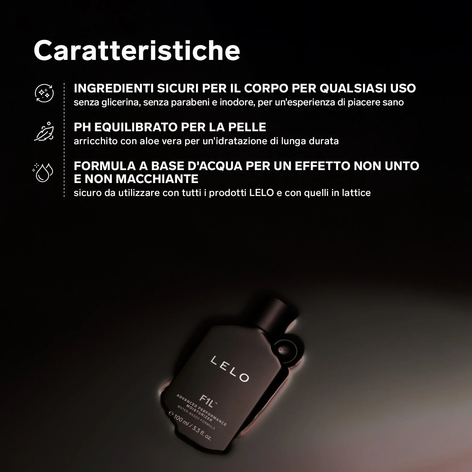 LELO F1L Gel Lubrificante Base d'Acqua Liscio come la Seta, 100 ml