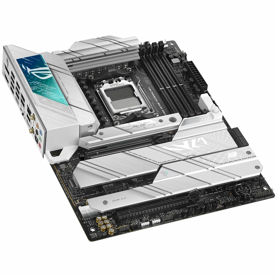 ASUS ROG Strix X670E-A Scheda Madre Gaming ATX, AMD AM5, DDR5, Intel 2.5Gb Ethernet, WiFi 4xSATA 6GB/s, Nero