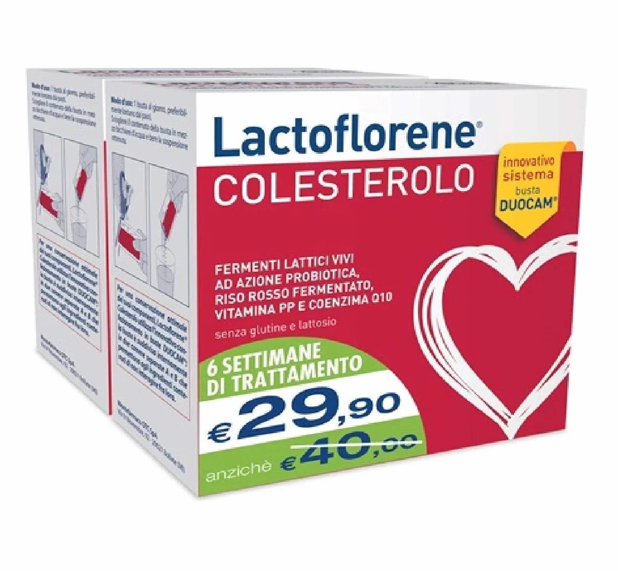 Lactoflorene colesterolo 40 buste