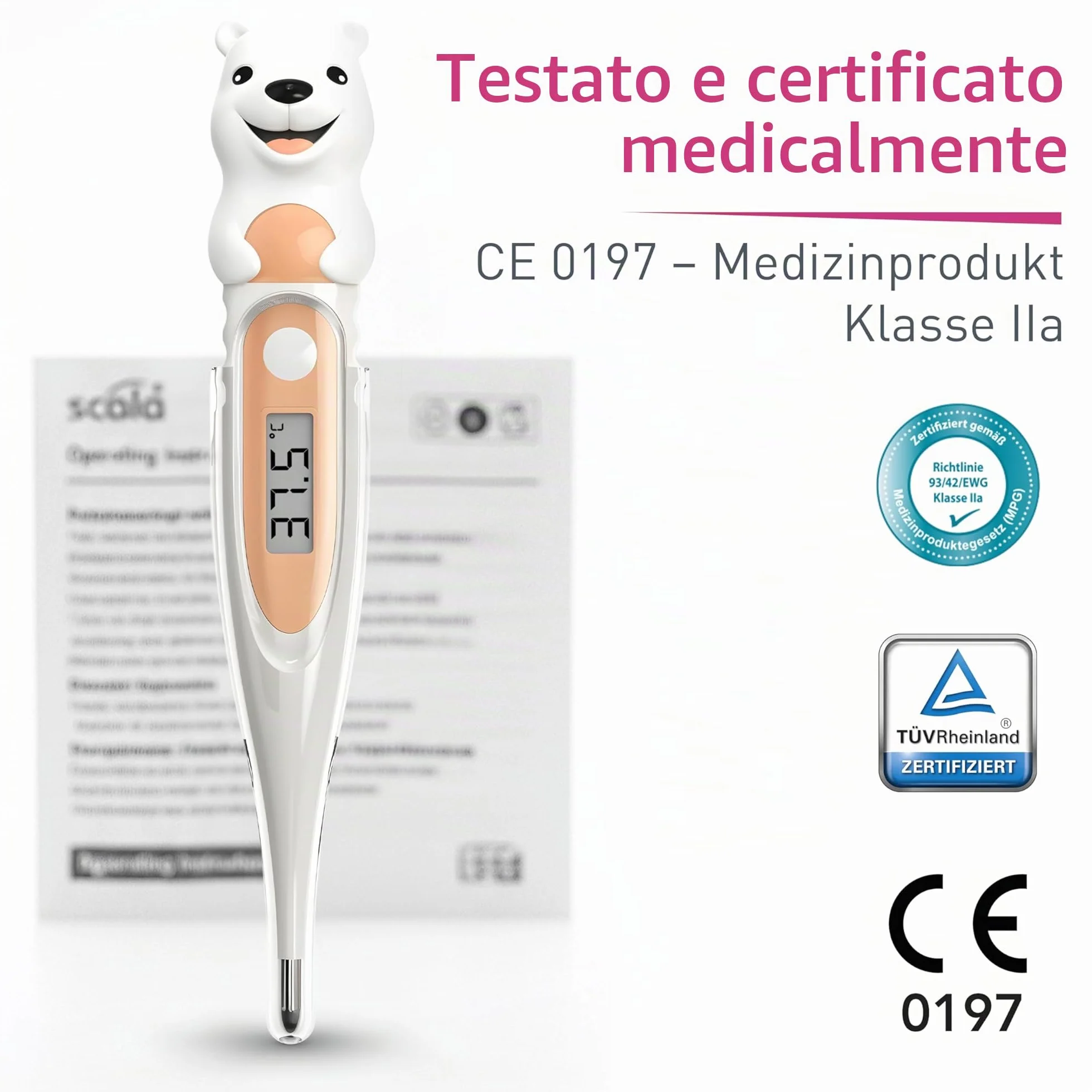 termometro clinico digitale SC 44 flex Speed orso polare